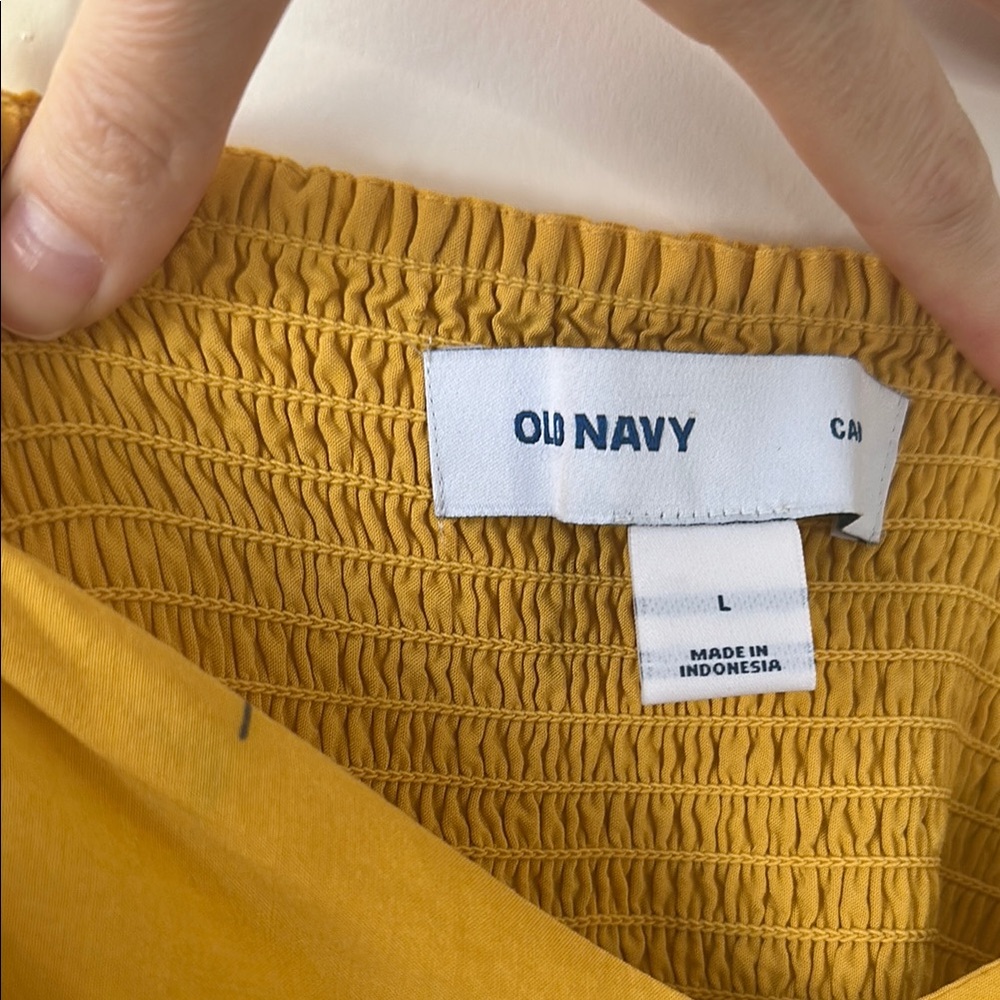 Old Navy Yellow Floral Spaghetti-Strap Sundress - Picture 2 of 12